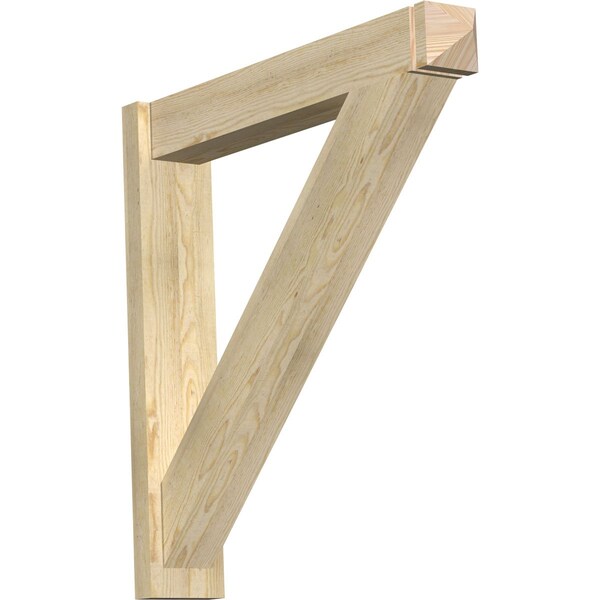 Ekena Millwork Traditional Arts & Crafts Rough Sawn Outlooker, Douglas Fir, 6"W x 34"D x 34"H OUT06X34X34TRA03RDF - main